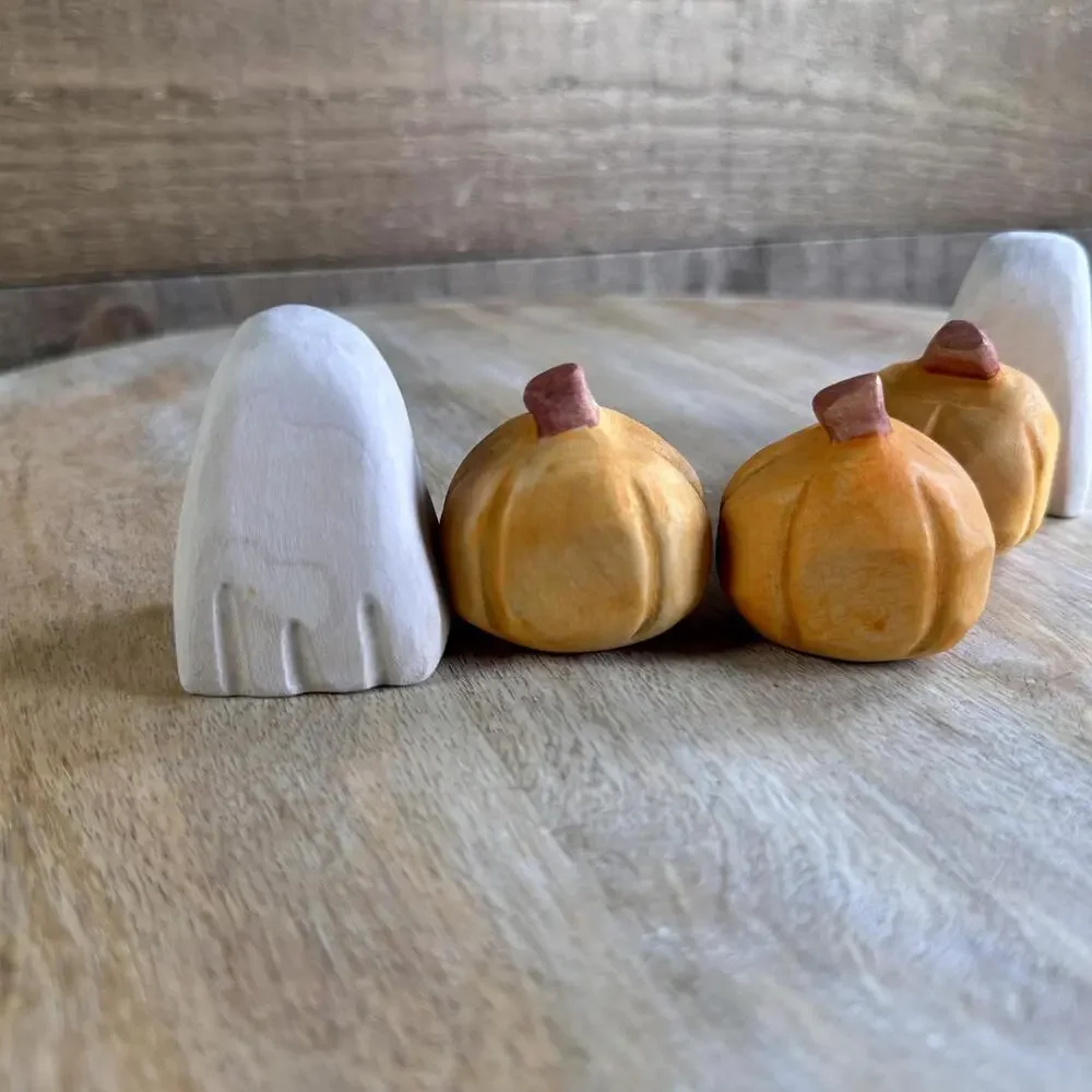 Nom Handcrafted - Wood Halloween Playscape Waldorf Montessori Open Ended Toys - Picture 6 of 10